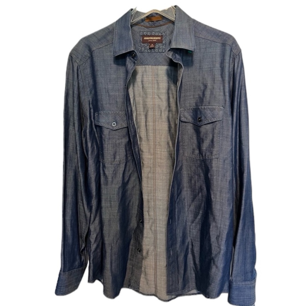 Johnston& Murphy denim shirt